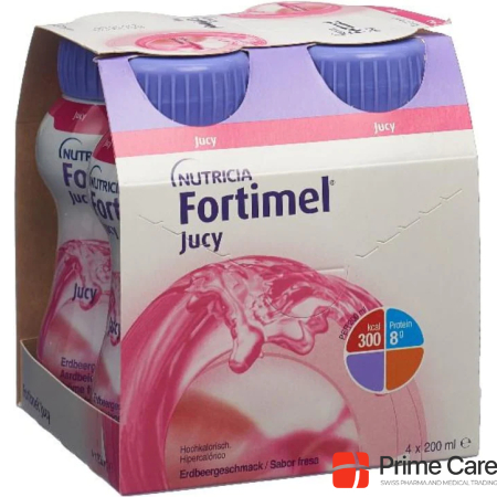 Fortimel Jucy Strawberry (4x200ml)