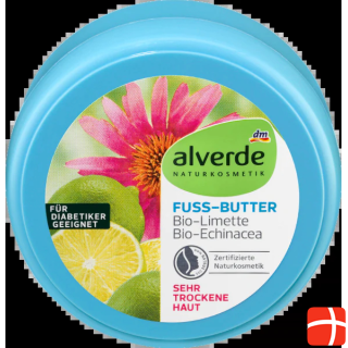 alverde Fuss-Butter Limette Echinacea