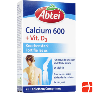 Abtei Calcium 600 + Vit. D3