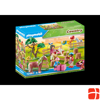 Детский день рождения Playmobil на пони-ферме