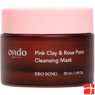 Ondo pink clay & rose pore cleansing mask bbo-song