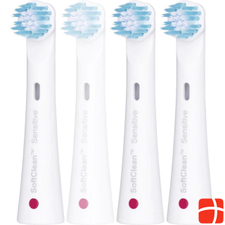 Nordental Toothbrush head 4-pack, NP 4XS, sensitive