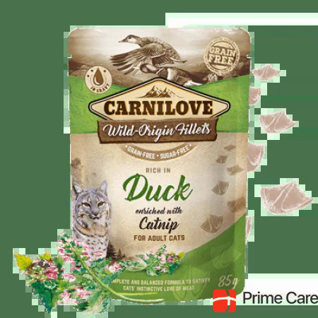Carnilove Cat Adult Pouch Ragout Duck & Catnip