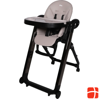 Детский стульчик Ding Baby High Chair Royal - серый/серебристый