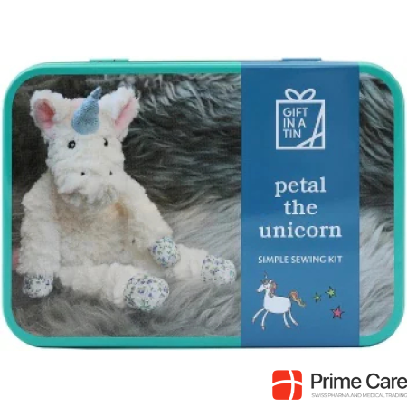 Apples to Pears Gift in a Tin - Petal the Unicorn - Simple Sewing Kit - Gift Box