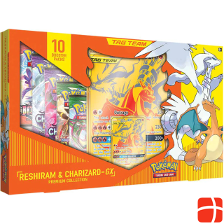 Pokémon Reshiram & Charizard - коллекция GX Premium