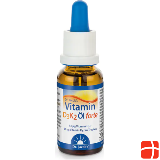 Dr. Jacob's Vitamin D3K2 oil forte oil