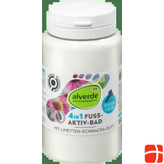 alverde 4in1 foot active bath with lime echinacea fragrance