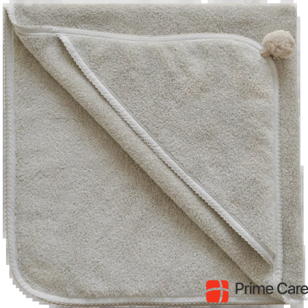 Garbo & Friends Baby hooded bath towel Thyme
