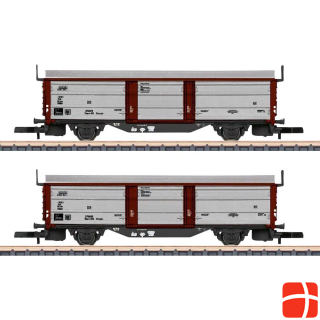 Набор тележек Märklin с раздвижной крышей/сдвижными стенками вагонов DB, ​​комплект из 2 шт.