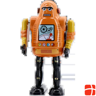 Mr & Mrs Tin Robot Mechanic Bot