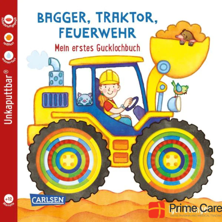  Baby Pixi (unbreakable) 115: digger, tractor, fire department