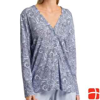 Hanro Sleep & Lounge Pajama Shirt Long Sleeve