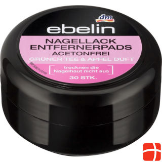 ebelin Nail polish remover pads acetone free