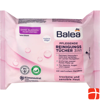 Balea Cleaning wipes Nourishing 3in1