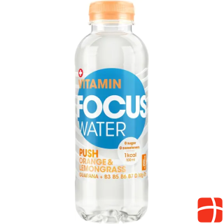 Focuswater PUSH Orange/Lemongrass (50cl)