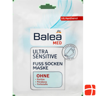 Balea MED Foot mask socks, ultra sensitive with panthenol (5%) (1 pair)