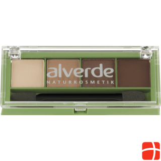 alverde Eyeshadow Quattro Chocolate 37