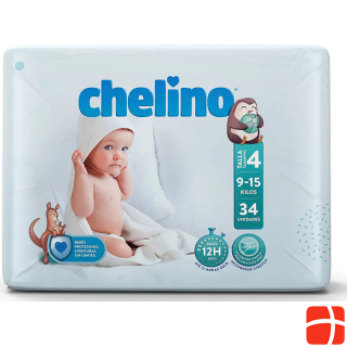 Chelino fashion & love diapers size 4 9-15kg (34 pcs)