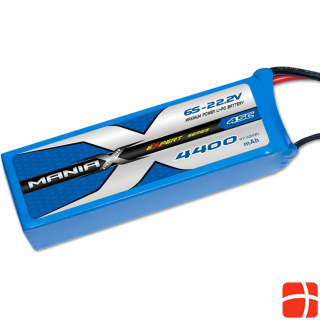 ManiaX 45C eXpert 6S-22.2V 4400mAh 45C2 wires for power