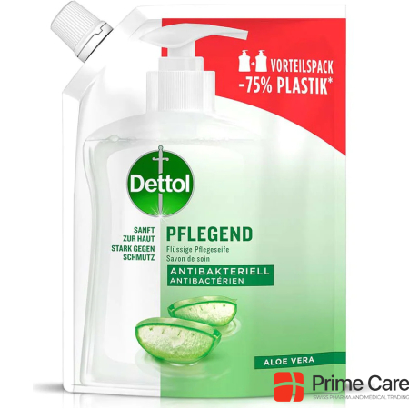 Dettol Liquid care soap refill bag aloe vera