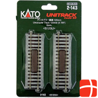 Kato H0 set of 2 uncoupling track 123 mm