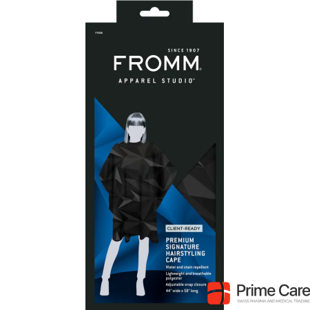 Fromm Dye Cape Triangle Black/Grey 147 x 111 cm