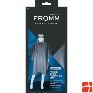 Fromm Dye Cape Ombre Black/Grey 147 x 111 cm