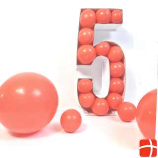 Le Ballon Elégant Number structure for balloons 50 cm - 5