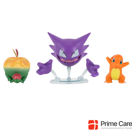 Proxy Pokemon - Battle Figure Set 3 pack - Charmander, Appletun & Haunter (PKW0181)