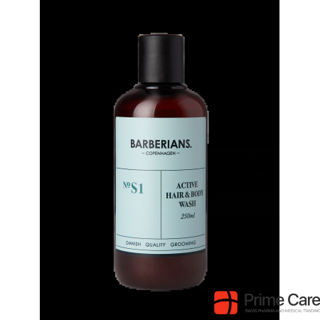Barberians Active Hair & Body Wash 250 ml