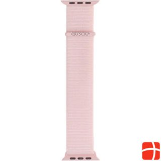 Guscio Apple Watch 42/44/45 мм - розовый нейлоновый ремешок