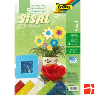 Folia Sisal 135g 850409 23x33cm 5 sheet