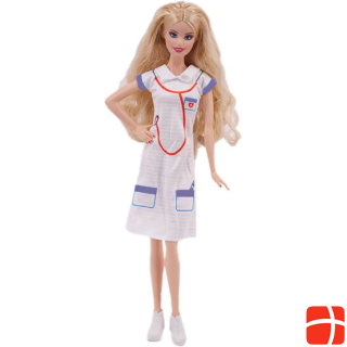 Hermex Medical Медсестра Кукла Аксессуар Барби Playset Белый Фиолетовый
