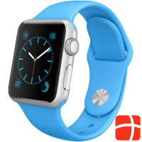 Fongex Apple Watch 42/44/45 мм - силиконовый сменный ремешок синий