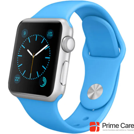 Fongex Apple Watch 42/44/45 mm -  Silikon Ersatzarmband blau