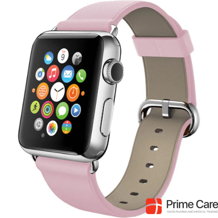 Fongex Apple Watch 42/44/45mm -  Ersatzarmband in Leder rosa