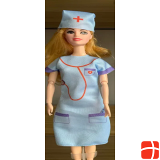 Hermex Kittel Аксессуары для кукол Барби Игровой набор Медсестра Бирюзовый