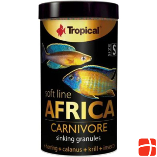 Tropical Africa Carnivore Size S - корм для аквариумных рыб - 250 мл/150 г