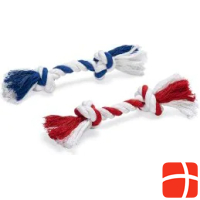 Beeztees BZ PLAY ROPE RED BLUE SOR 2KNOT