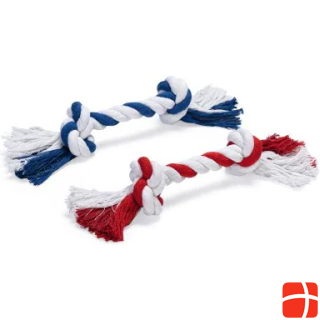 Beeztees BZ PLAY ROPE RED BLUE SOR 2KNOT