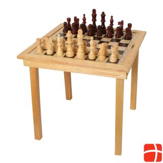 Bartl Game Table Chess, Checkers & Ludo