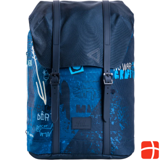 Frii of Norway 30L schoolbag - Blue Graffiti (22200)