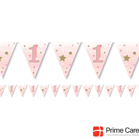 Creative Party Garland 1st Birthday Pink Star