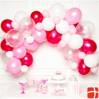 Amscan Balloon Ark Pink and White