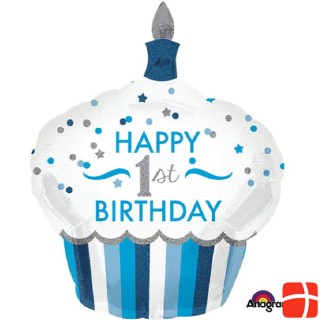 Anagram Balloon Cake 1st Birthday Boy