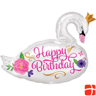 Anagram Balloon Happy Birthday Swan