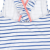 La Redoute Collections Striped swimming costume with flounces