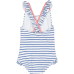 La Redoute Collections Striped swimming costume with flounces