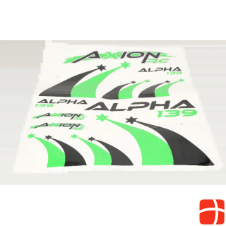 Axion ALPHA 139 2X Decal sheet (Green-Black)